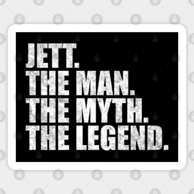 Jett Legend Jett Name Jett given name Jett Name Sticker TeePublic